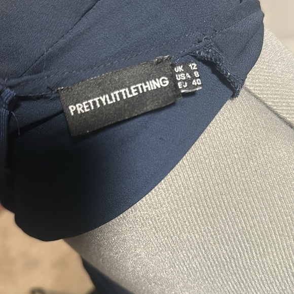 Blue Long sleeve romper PLT size 8 - Picture 3 of 3